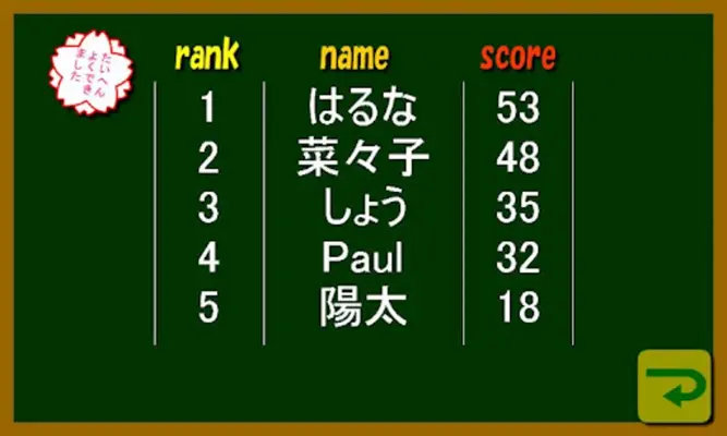 hiragana_tango android App screenshot 0